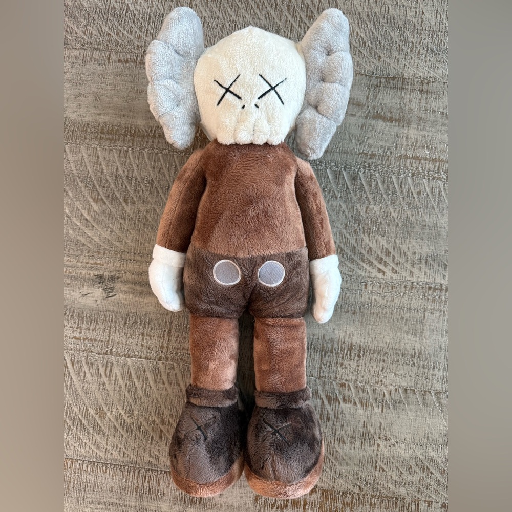 KAWS BFF Companion Brown Plush - used like new